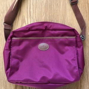 Longchamp le pliage pink travel bag luggage